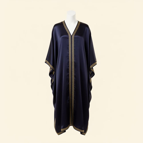 Midnight Silk Kaftan
