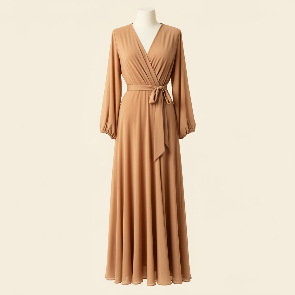 Sand Wrap Dress